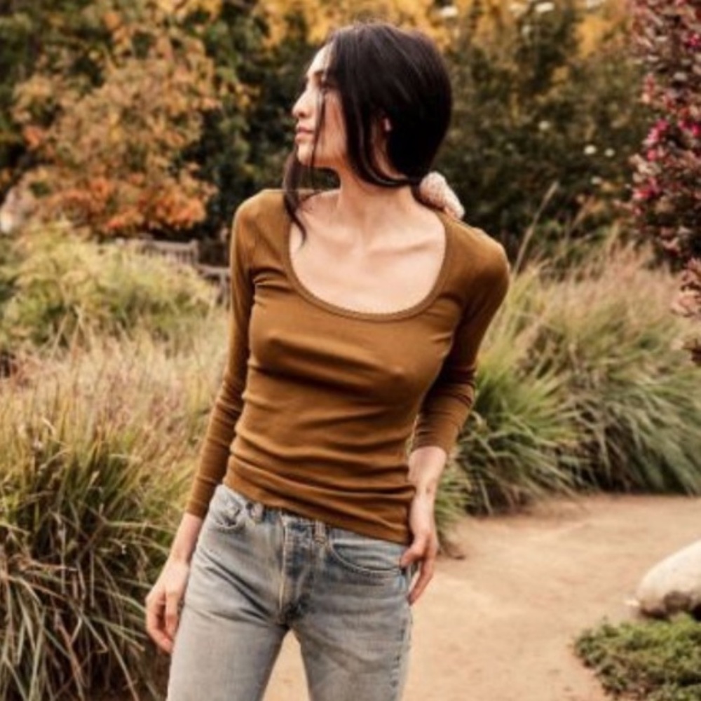 DÔEN Romy Tee in Oak XS